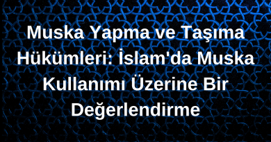 Muska Yapma ve Taşıma Hükümleri